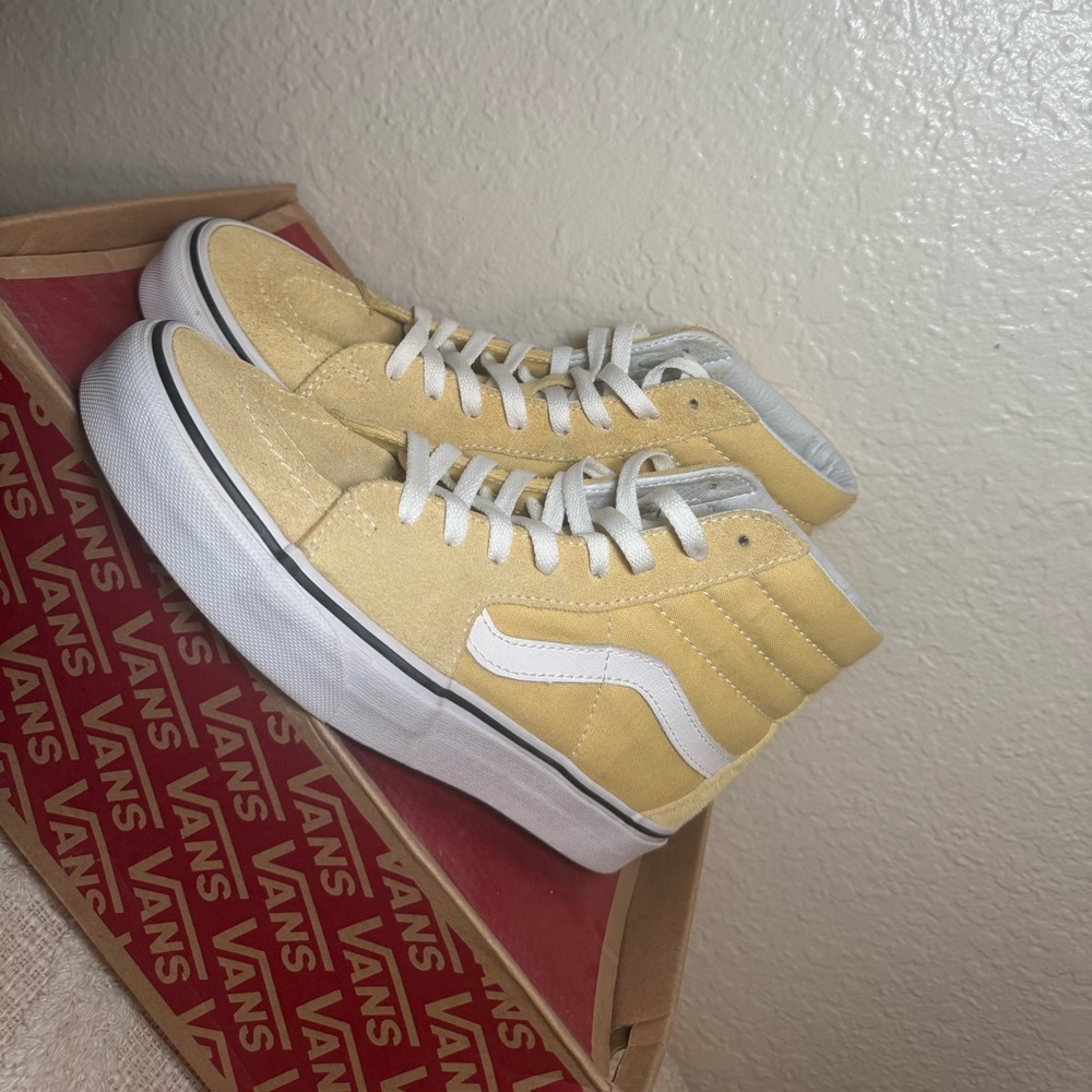 Vans Lemon High-Top Sneakers with White Accents
